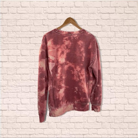 BRAND NEW! GOOD DAY BLEACHED TIE-DYE SWEATSHIRT - Picture 2 of 3